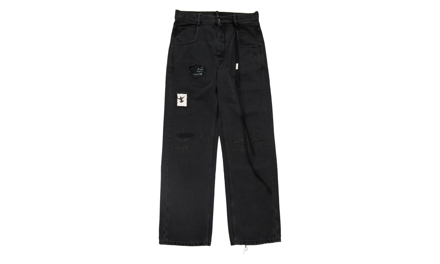 Ronald 5-Pockets Comfort Trousers With Printed Patches "Faded Grey" B0013239FA662070