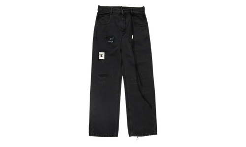 Ronald 5-Pockets Comfort Trousers With Printed Patches "Faded Grey" B0013239FA662070