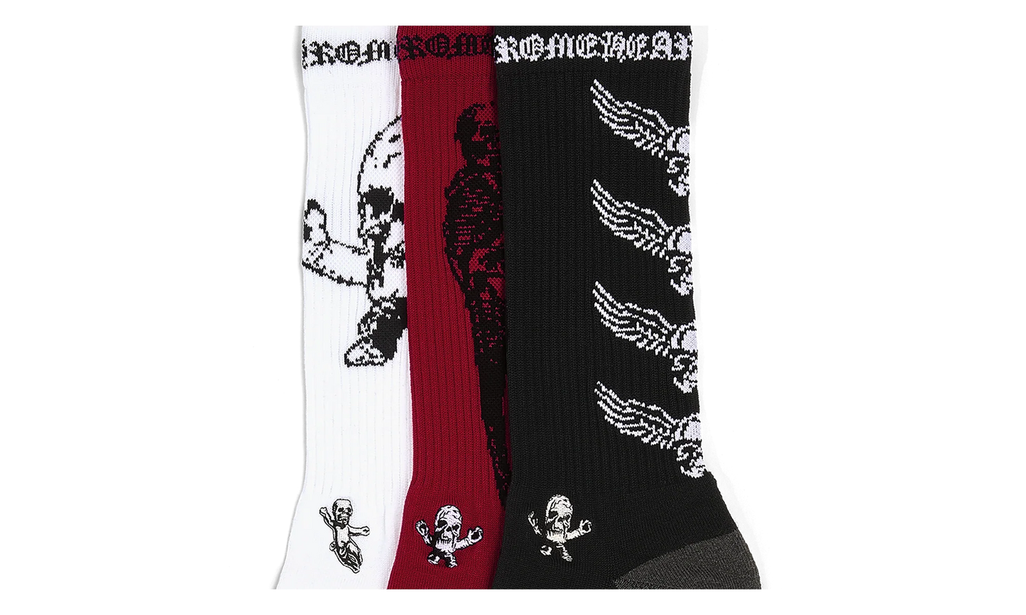 FOTI SOCKS "Multi - Black, White, Red" CHRM0796