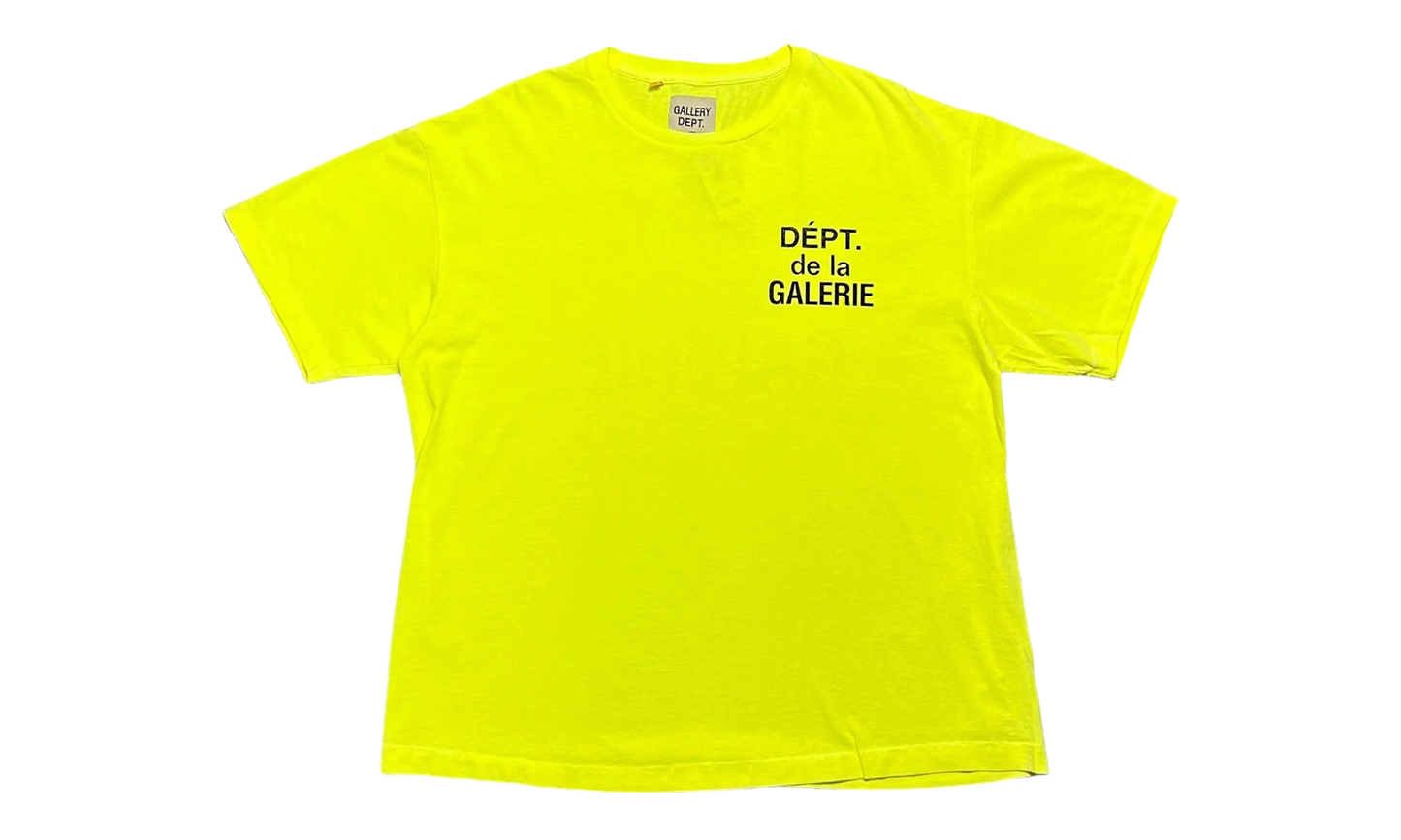 French Logo Short Sleeve Tee Shirt "Flo Green" GDFLSSTSFG