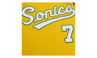 NBA Hardwood Classics Jersey "2003 Seattle Supersonics Rashard Lewis - Yellow" SMJY6203 SSU03RLIYELL