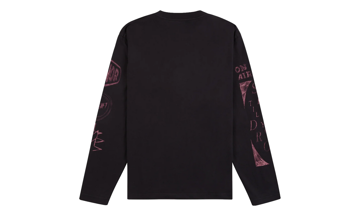 Night Skate Long-Sleeve Tee "Black" HTG250498 BLAC