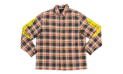 Flannel Jacket "Orange / Grey" CHRM0844