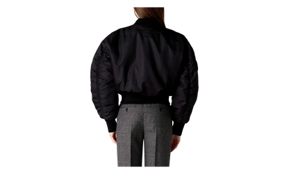 Nylon Bomber With Zips "Black" A90699900