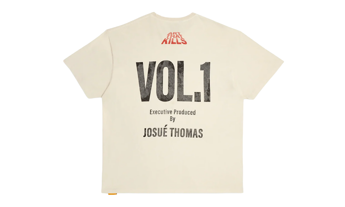 Misery Logo Short Sleeve Tee Shirt "Cream Multi" GD113