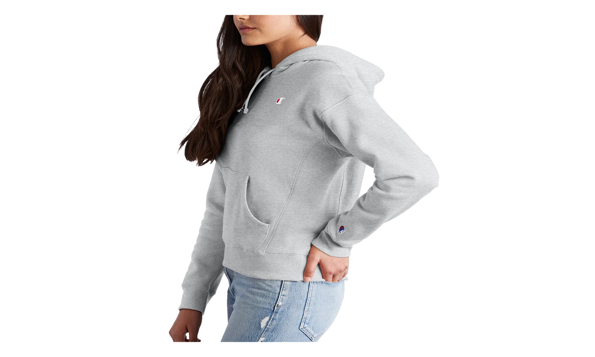 Reverse Weave Fleece Pullover Hoodie WMNS "Oxford Grey" GF757 806