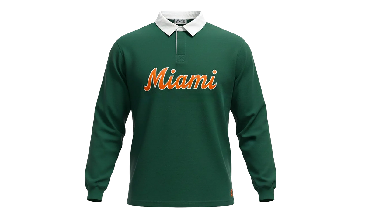 EE RUGBY CORE POLO "MIAMI - Green/Orange" EE741