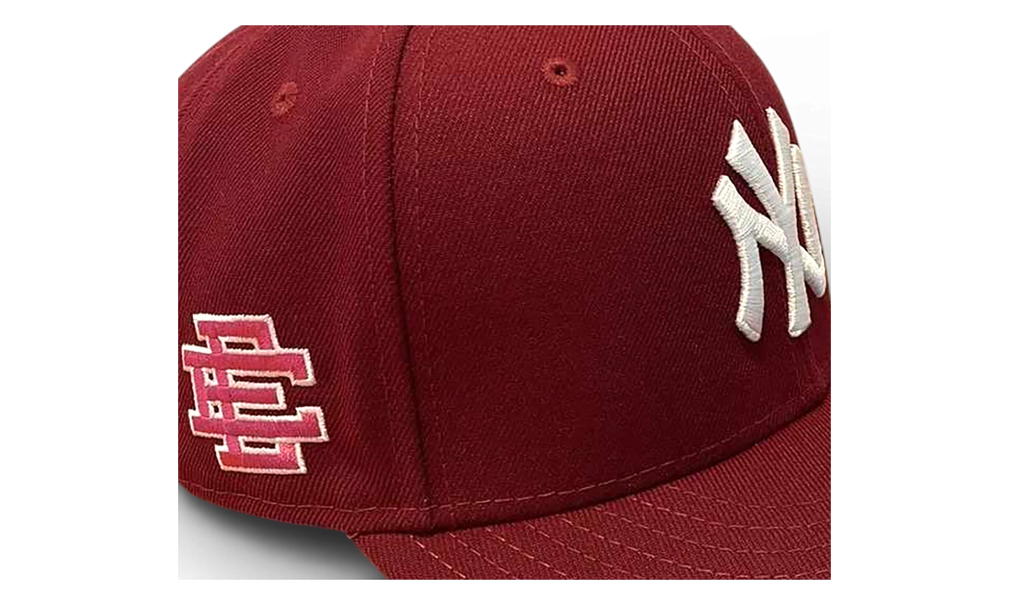 59FIFTY MLB NY YANKEES FITTED HAT "ERIC EMANUEL - Wine" EE430