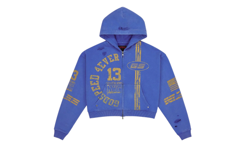 Roadster Zip Hoodie "Blue / Yellow" GS072