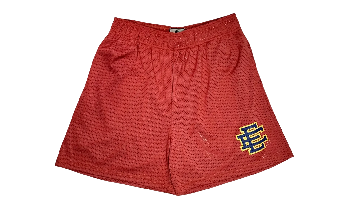 EE Basic Shorts "Crimson / Varsity Yellow" EE160