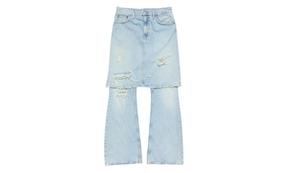 Skirt Layered Jeans "Light Blue" AK1008228