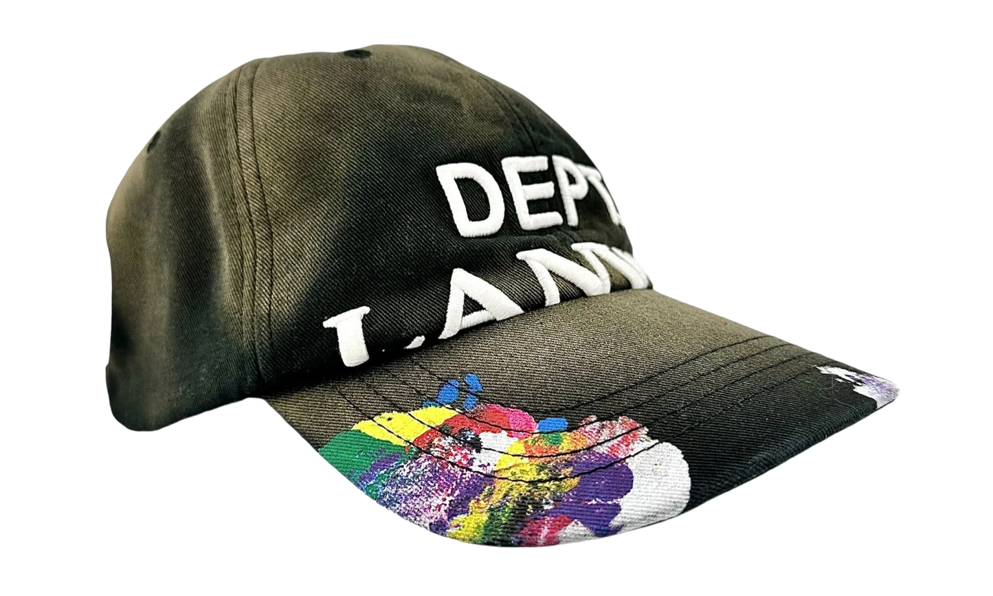Paint Splatter Strapback Hat "Lanvin - Black" GDXLPSSHB