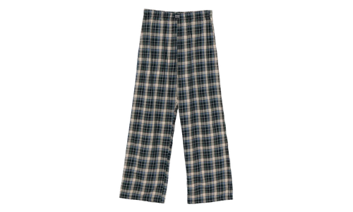 Plaid Lounge Pants "Blue" ERL11P013