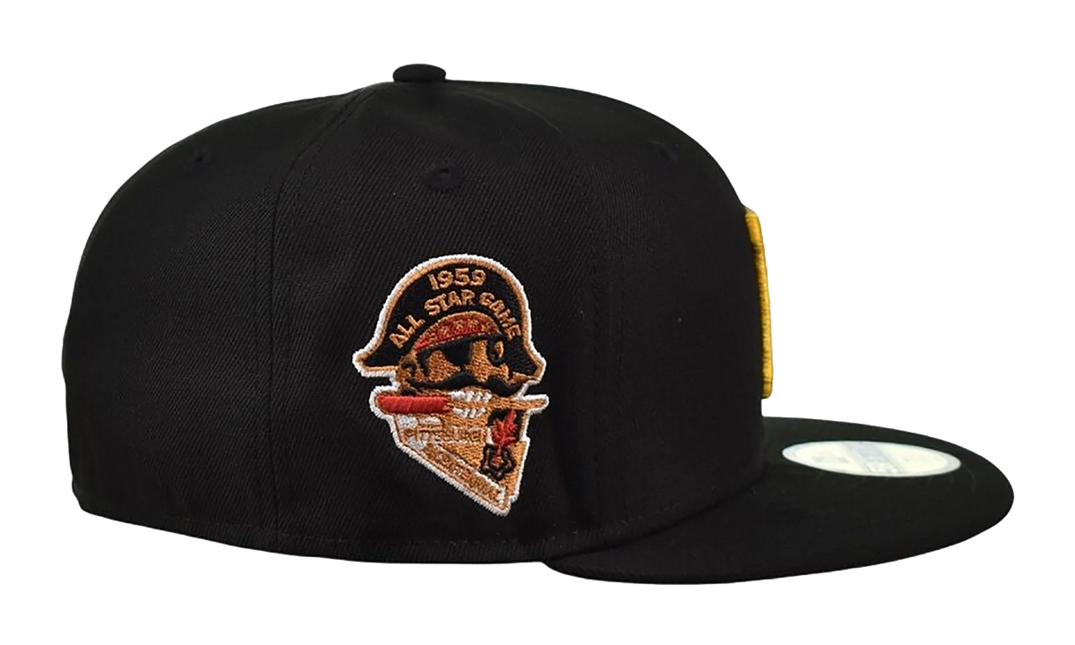 59Fifty Pittsburgh Pirates 1959 All Star Game Fitted Cap "Black / Yellow" 60399404