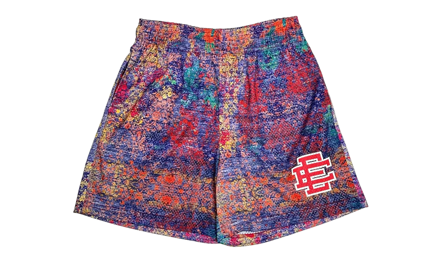 EE Basic Shorts "Rug 8 - Multicolor / Burgandy" EE162