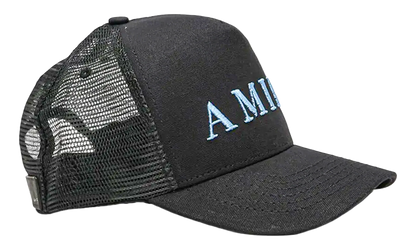 Logo Trucker Hat "Black / Carolina Blue" PS23MAH049 864 BLAC