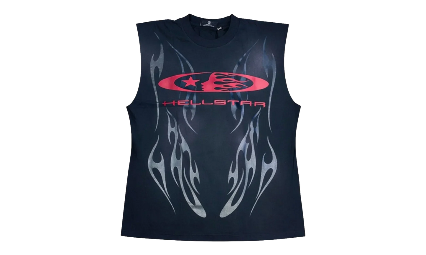 Flame Sleeveless T-Shirt "Grey" HSR191
