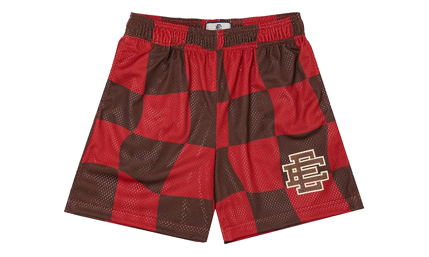 EE BASIC SHORT "SS23 - Red Chocolate Wavy Flag" EE710
