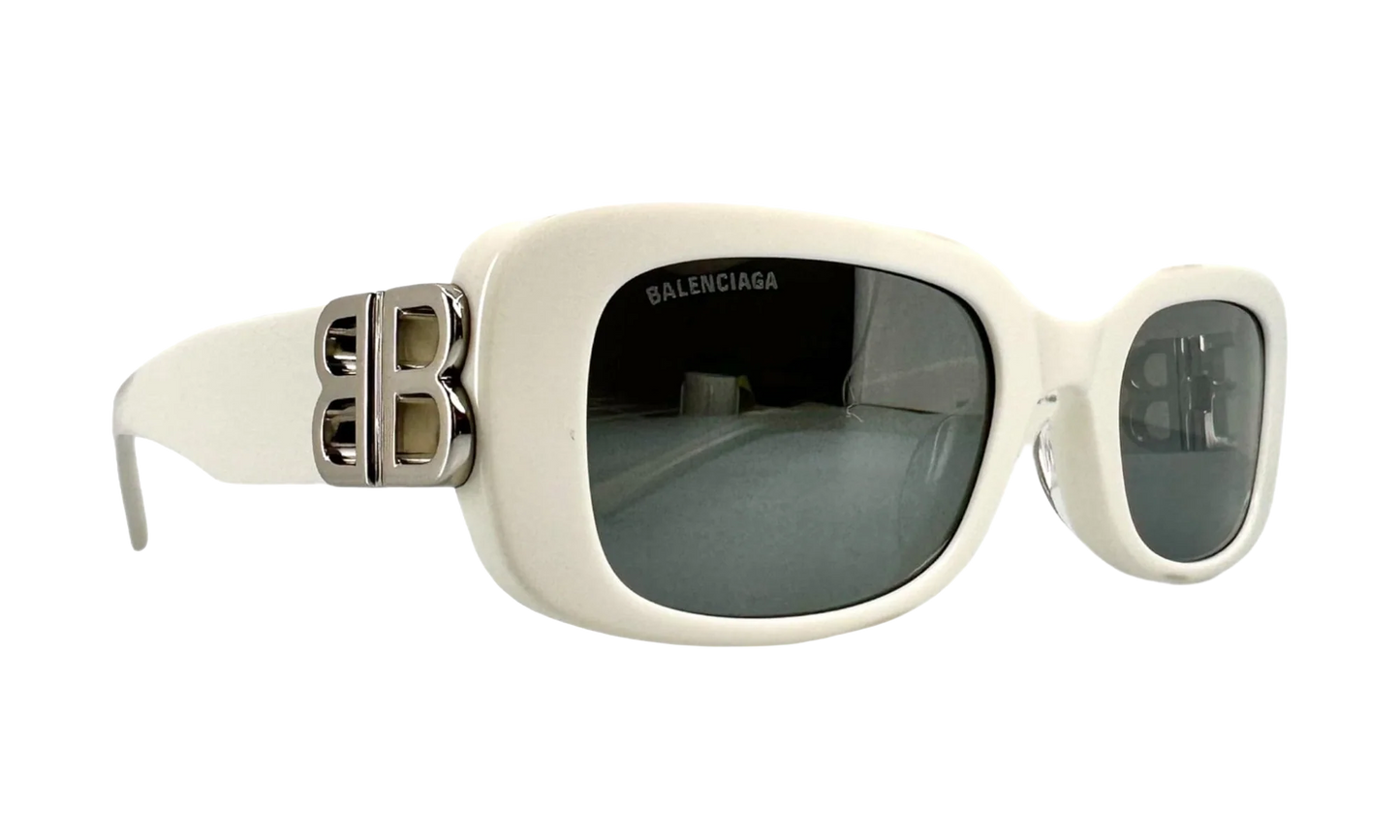 BB Hinge Oval Sunglasses "White" BB0310SK 003
