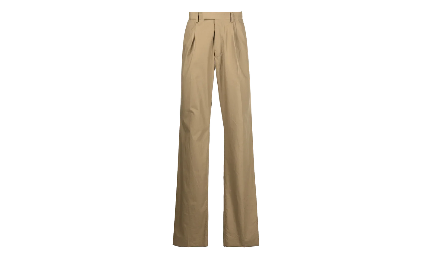 Single Pleat Relaxed Trouser "Brown" MPR001 210
