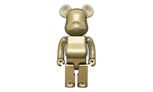 Gold Chrome BE@RBRICK Speaker "400% Portable Speaker" MEDI3075