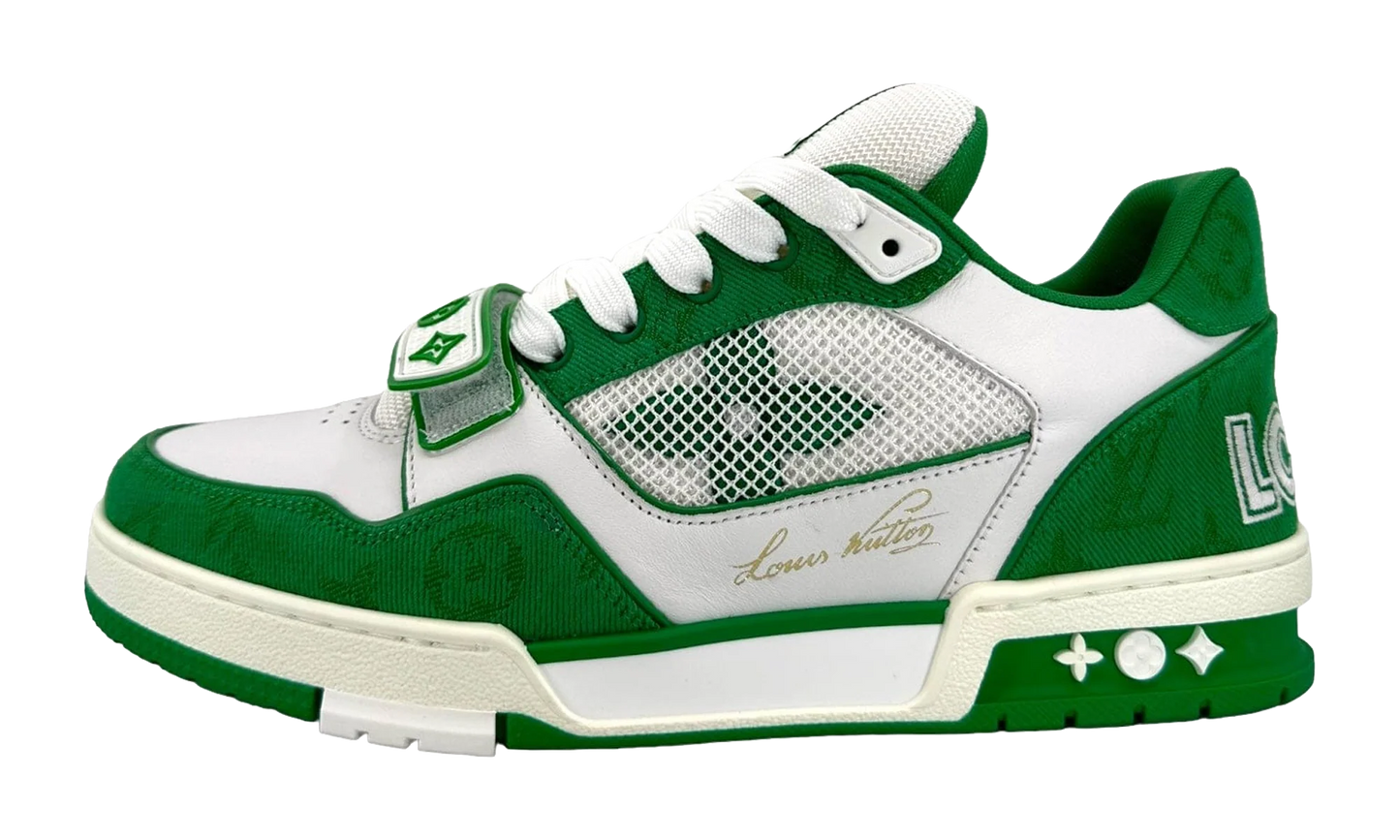 LV Trainer Strap "Monogram Denim Green White" 1ABLY3