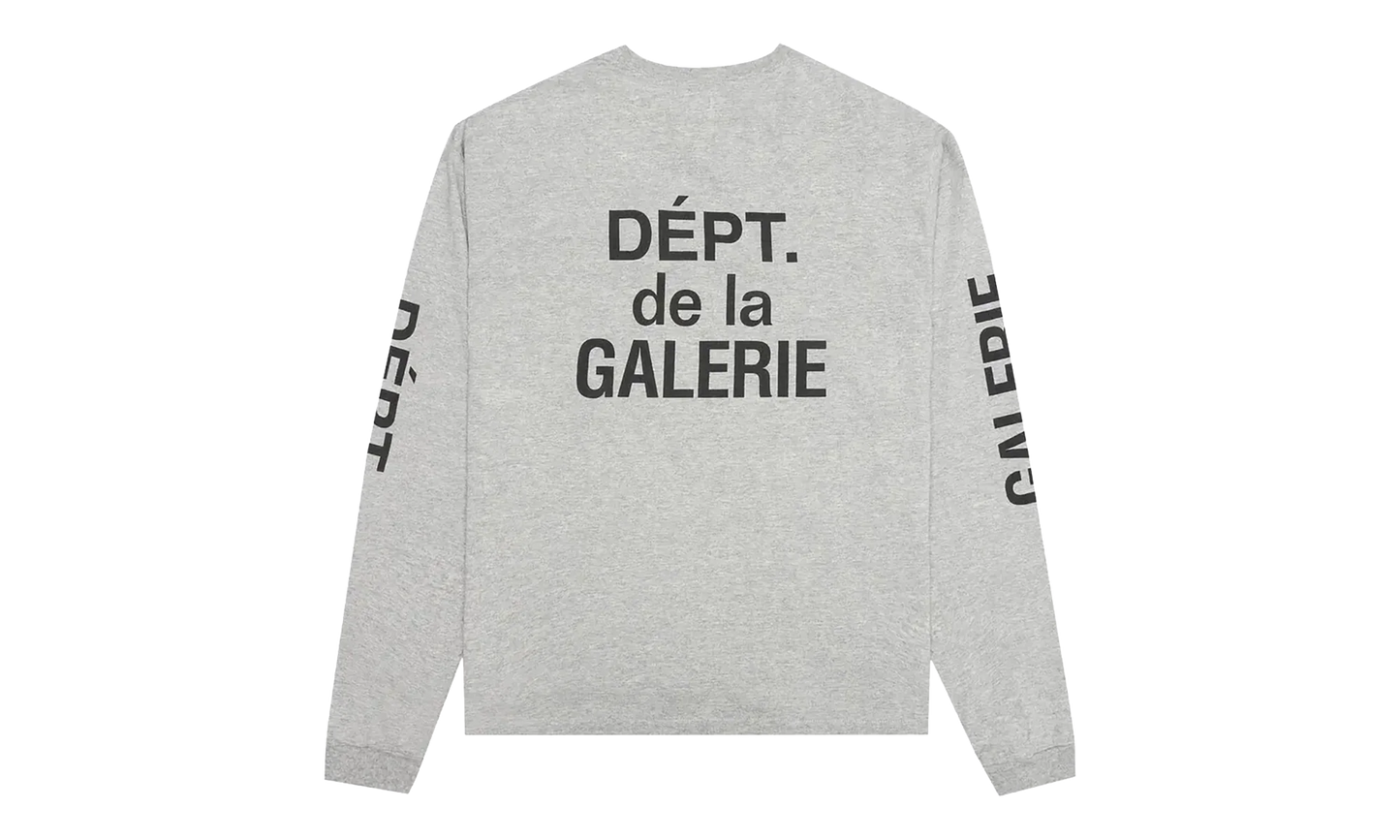 French Souvenir Long Sleeve T-Shirt "Grey" GD042