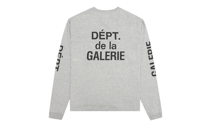 French Souvenir Long Sleeve T-Shirt "Grey" GD042
