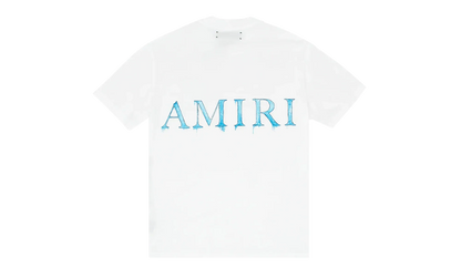 Amiri Watercolors Short Sleeve Tee Shirt "White" AWSSTSW