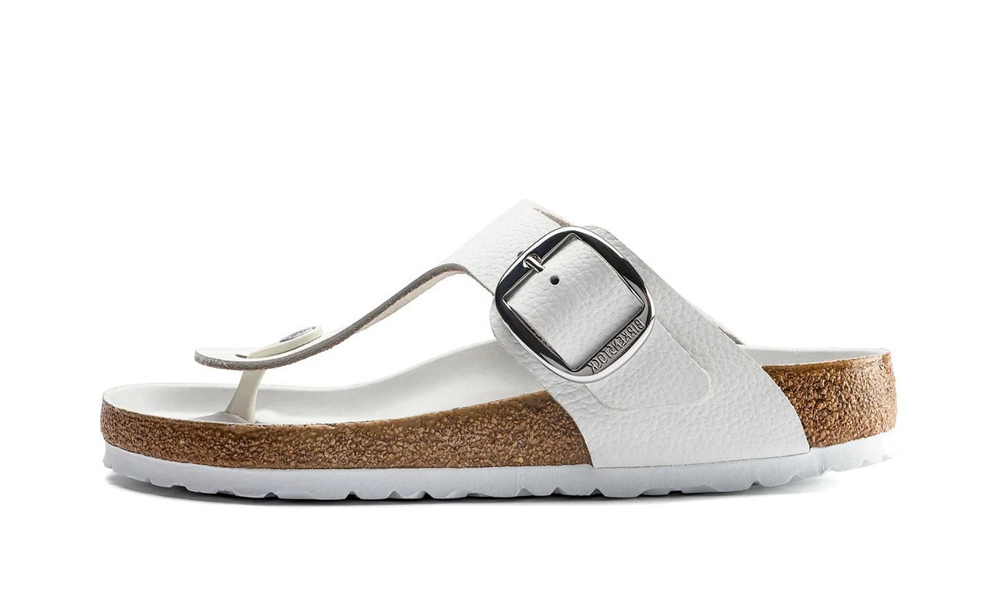 Big Buckle Sandals "Natural Leather - White" 1018885