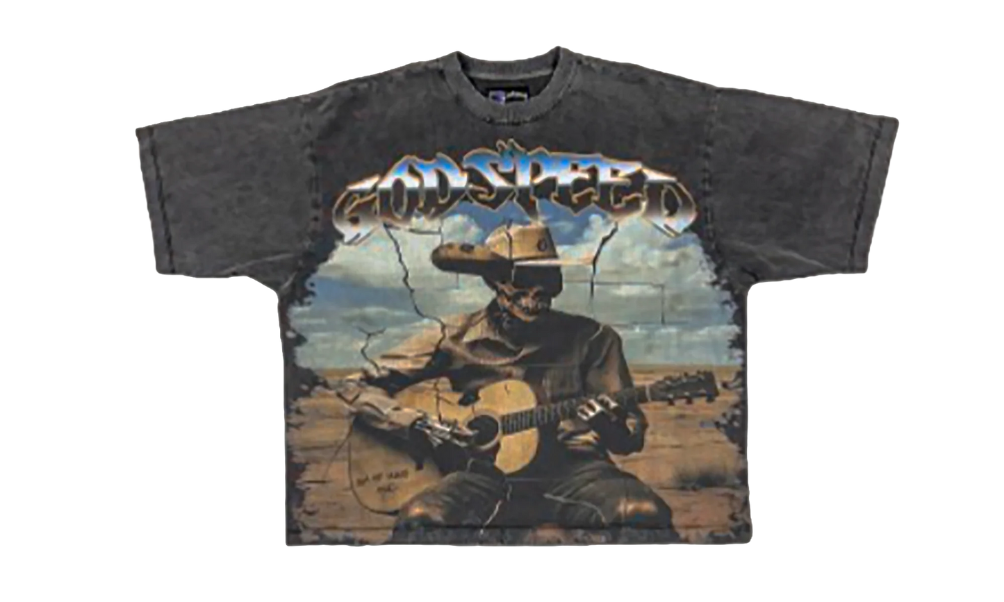 Guitar Player Tee "Grey Wash" GS052