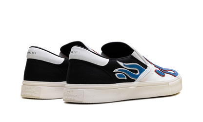 Slip On Sneakers "Flame - Black White Blue" S0F23149CL BWB