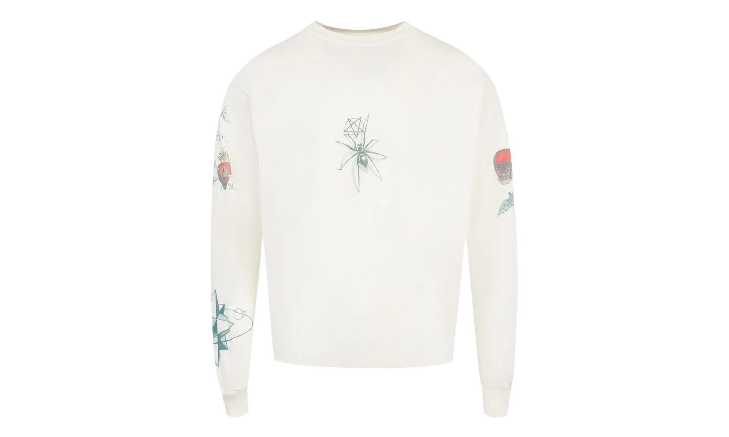 Dr. Woo Tattoo Long-Sleeve Tee "White" SM HR1 0000 C29