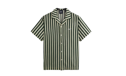 Striped Thompson Camp Collar Shirt "Agate" KITH18