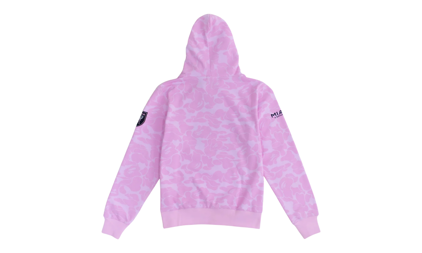 BAPE x Inter Miami CF Camo Pullover Hoodie "Pink" BIMCFCPHSP