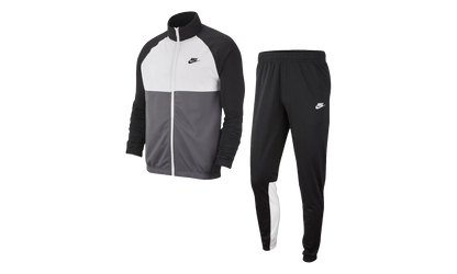 Park 18 Poly Tracksuit Mens "Black Grey" BV3055 010