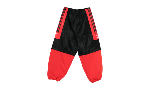 CHAVARRIA FLEECE ZIP OFF PANT "Black / Red" KD9359