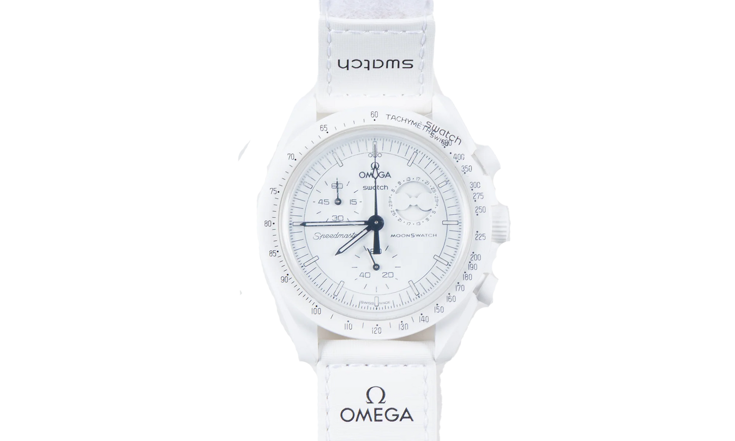 Swatch x Omega Bioceramic Moonswatch "Mission To Moonphase Snoopy" SO33W700