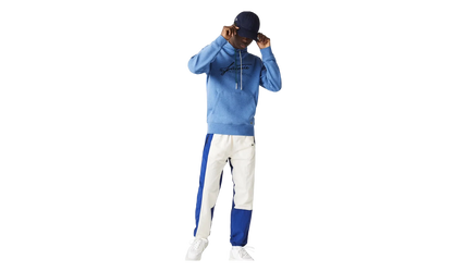 Signature Hooded Flecked Cotton Fleece Hoodie "Blue Chine" SH2059 HG3