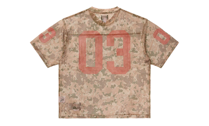 Club Varsity SS Knit Jersey "Beige Camo" 861 2319