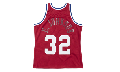 NBA Magic Johnson Rhinestone Swingman Jersey "1988 All-Star - Red" SMJYBW18018 ASWRED188EJH