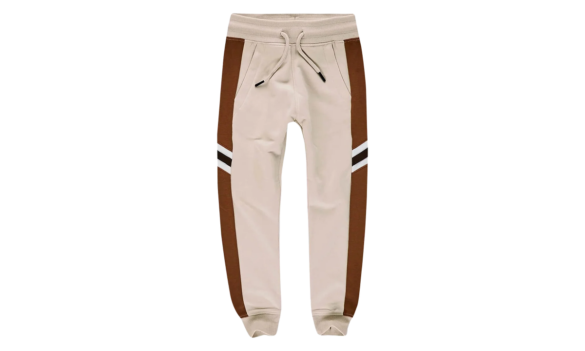 Jordan Color Block Stripes Sweatpants TD "Beige" 8337K Desert