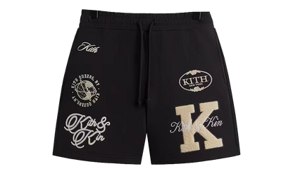 Emery Logo Patchwork Shorts WMNS "Black" KITH99