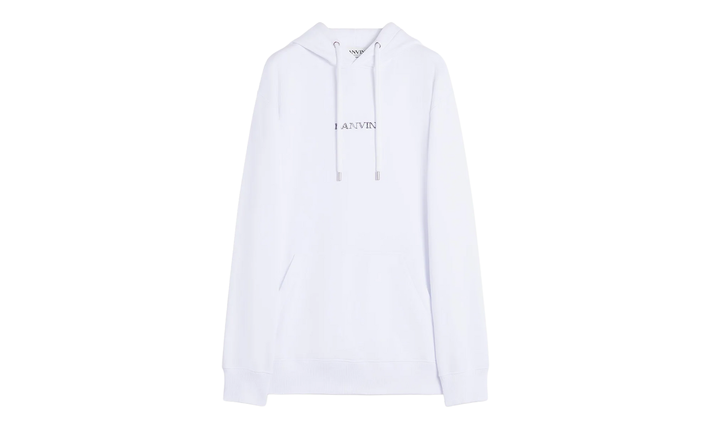 EMBROIDERED OVERSIZED HOODIE "OPTIC WHITE" RU HO0009 J110 P24 01