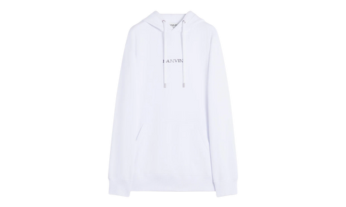 EMBROIDERED OVERSIZED HOODIE "OPTIC WHITE" RU HO0009 J110 P24 01