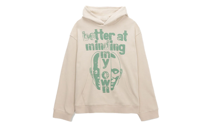 Better At Minding My Own Pullover Hoodie "Taupe" HTG260165 TAUP