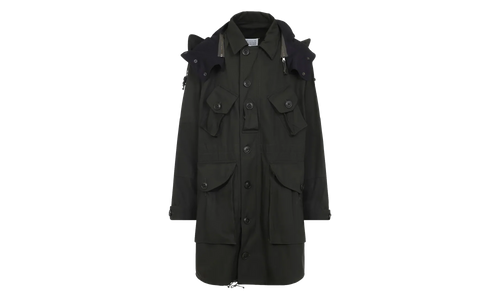 Twill Cargo Military Coat Olive "Olive Green" S50AM0642M35515814