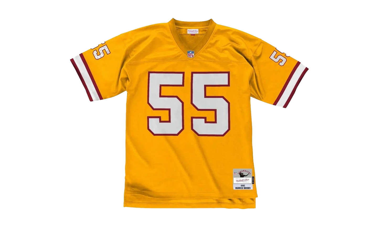 NFL Derrick Brooks Legacy Jersey "1995 Tampa Bay Buccaneers - Buccaneers Yellow" LGJYAC18115 TBBDKYW95DBK