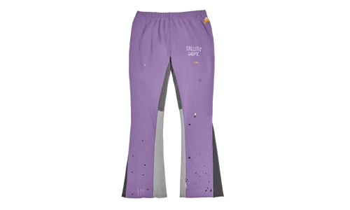 GD Logo Paint Splatter Flare Sweatpants "Purple White Multi" GDGLFSP