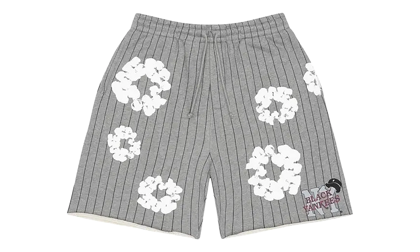 Pinstripe Wreath Sweatshorts "Grey" DT537